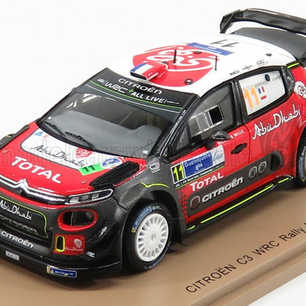CITROEN | C3 WRC TEAM CITROEN TOTAL ABU DHABI WRT N 11 RALLY MEXICO 2018 S.LOEB - D.ELENA | RED BLACK WHITE