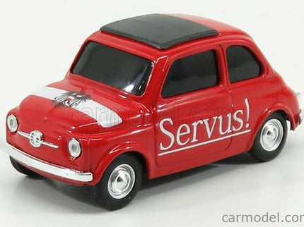 Fiat 500 Brums Austria Servus - Griab Di ! 2018 1:43 Brumm červená