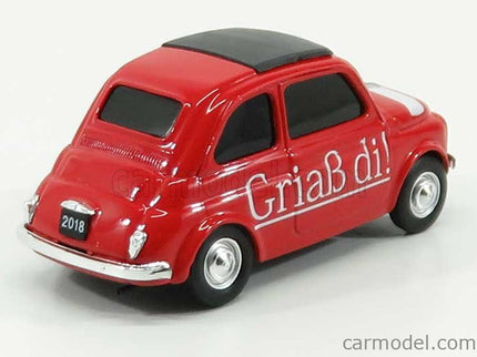 Fiat 500 Brums Austria Servus - Griab Di ! 2018 1:43 Brumm červená