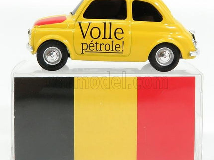 Fiat 500 Brums Belgio - Volle Petrole ! 2018 1:43 Brumm žltá