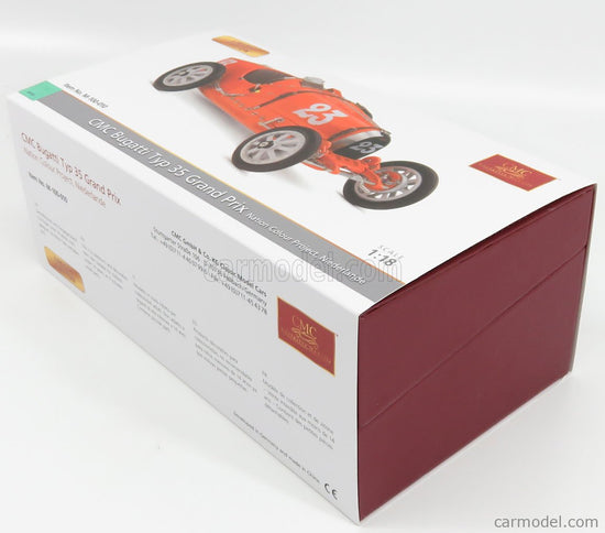Bugatti T35 N°23 Nation Colour Project Netherland 1924 1:18 CMC oranžová