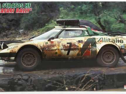 LANCIA | STRATOS HF ALITALIA N 7 3rd RALLY SAFARI 1977 SANDRO MUNARI - PIERO SODANO | WHITE GREEN RED