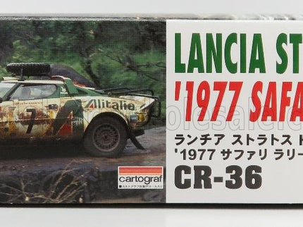 LANCIA | STRATOS HF ALITALIA N 7 3rd RALLY SAFARI 1977 SANDRO MUNARI - PIERO SODANO | WHITE GREEN RED