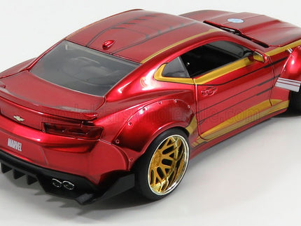 CHEVROLET | CAMARO COUPE WITH IRON MAN FIGURE 2016 | RED GOLD