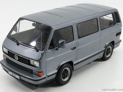 Volkswagen T3 Porsche B32 Minibus 1984 1:18 KK Scale sivá metalická