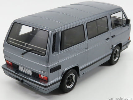 Volkswagen T3 Porsche B32 Minibus 1984 1:18 KK Scale sivá metalická