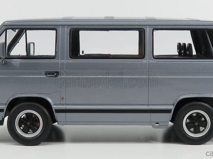 Volkswagen T3 Porsche B32 Minibus 1984 1:18 KK Scale sivá metalická