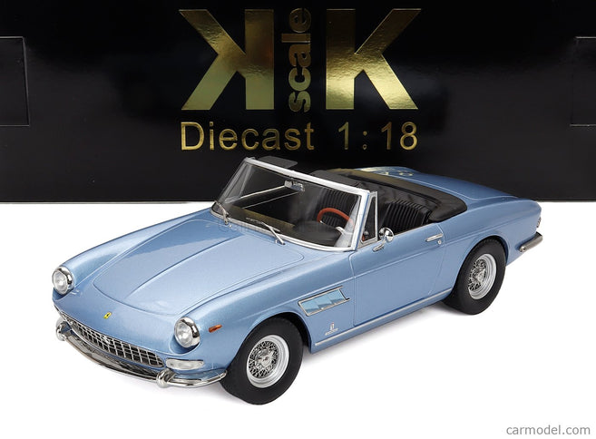 Ferrari 275 GTS Pininfarina Spider 1964 1:18 KK Scale svetlomodrá metalická