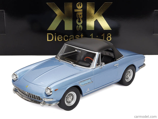 Ferrari 275 GTS Pininfarina Spider 1964 1:18 KK Scale svetlomodrá metalická