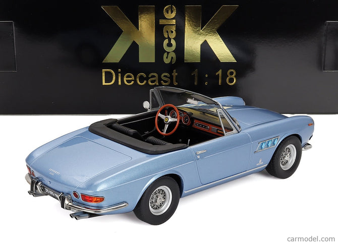 Ferrari 275 GTS Pininfarina Spider 1964 1:18 KK Scale svetlomodrá metalická