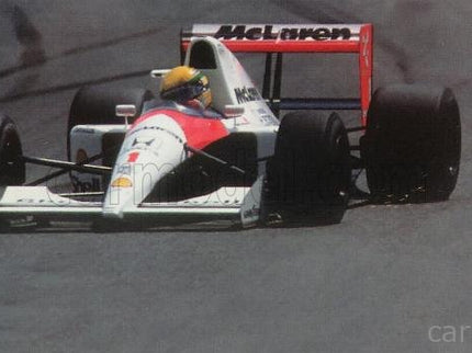 Mclaren F1 MP4/4 N°12 Majster Sveta San Marino GP Ayrton Senna 1988 1:43 Edicola biela červená