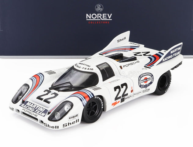 PORSCHE | 917K 4.9L TEAM MARTINI RACING N 22 WINNER 24h LE MANS 1971 HELMUT MARKO - GIJS VAN LENNEP | WHITE