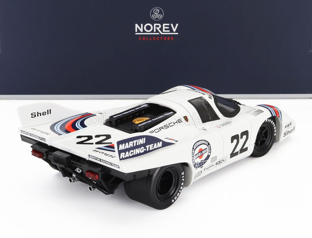PORSCHE | 917K 4.9L TEAM MARTINI RACING N 22 WINNER 24h LE MANS 1971 HELMUT MARKO - GIJS VAN LENNEP | WHITE