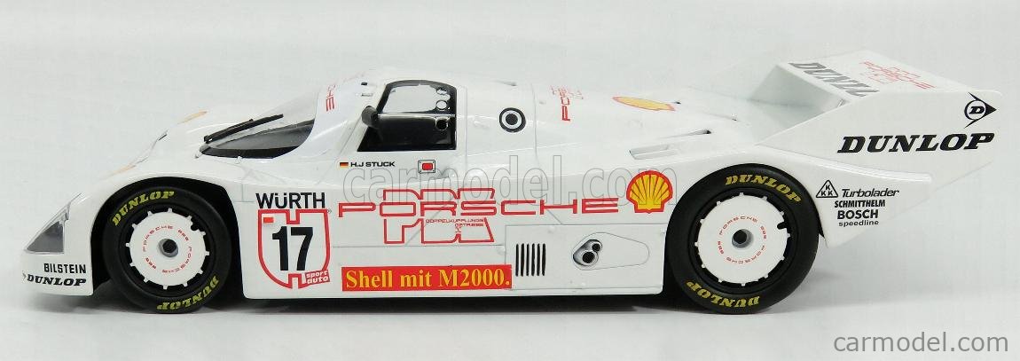 Porsche 962C Dunlop N°17 Supercup 1987 H.J.Stuck 1:18 Norev biela
