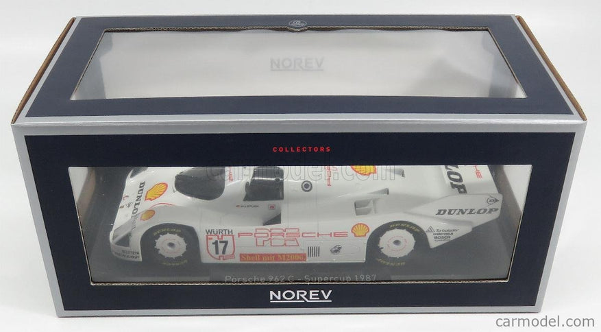 Porsche 962C Dunlop N°17 Supercup 1987 H.J.Stuck 1:18 Norev biela