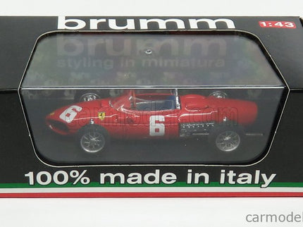 Ferrari F1 156 N°6 Italy GP 1961 R.Ginther 1:43 Brumm červená