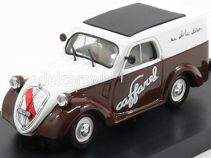 FIAT | 500B VAN PUBBLICITARIO CAFFAREL CIOCCOLATO 1950 | BROWN WHITE