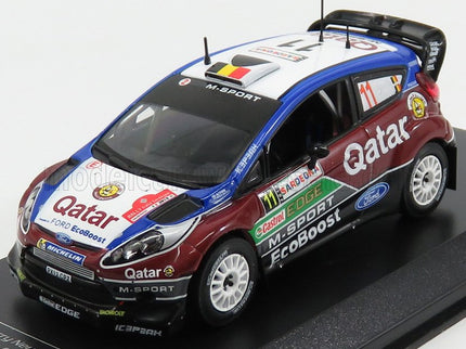 FORD ENGLAND | FIESTA RS WRC N 11 RALLY SARDEGNA ITALY 2013 T.NEUVILLE - N.GILSOUL | BORDEAUX BLUE  WHITE