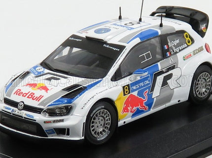 VOLKSWAGEN | POLO R WRC TEAM VOLKSWAGEN MOTORSPORT N 8 RALLY FINLAND 2013 S.OGIER - J.INGRASSIA | WHITE BLUE GREY
