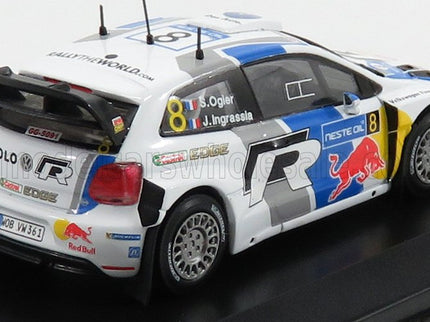 VOLKSWAGEN | POLO R WRC TEAM VOLKSWAGEN MOTORSPORT N 8 RALLY FINLAND 2013 S.OGIER - J.INGRASSIA | WHITE BLUE GREY