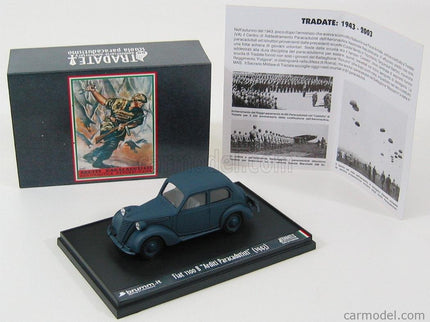 Fiat 1100B 1943 - Arditi Paracadutisti - Tradate 60 Anni 1:43 Brumm matná modrá