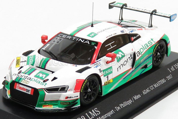 AUDI | R8 LMS ULTRA TEAM MONTAPLAST MOTORSPORT N 1 ADAC GT MASTERS 2017 DE PHILLIPPI - MIES | WHITE GREEN
