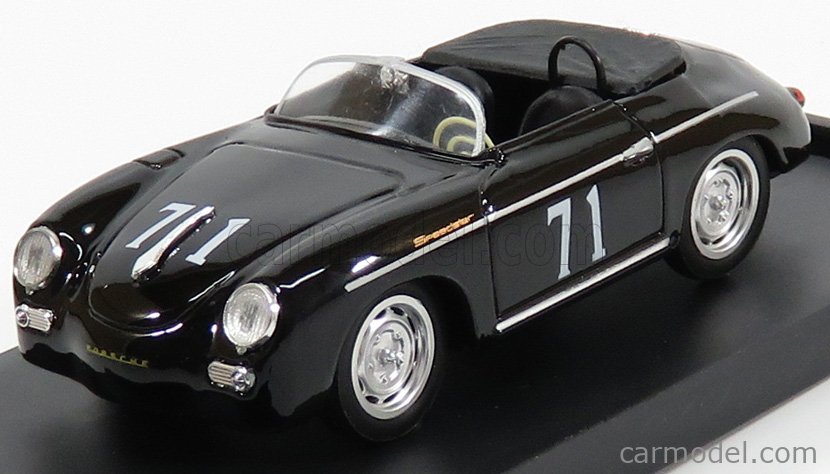 Porsche 356 Speedster N°71 Riverside 1959 Steve Mcqueen 1:43 Brumm čierna