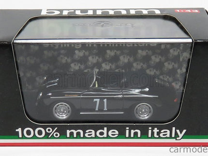 Porsche 356 Speedster N°71 Riverside 1959 Steve Mcqueen 1:43 Brumm čierna