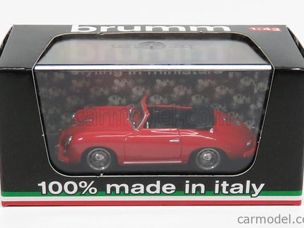 Porsche 356 Speedster Open 1952 1:43 Brumm červená