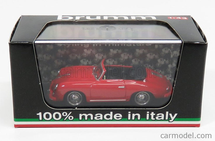 Porsche 356 Speedster Open 1952 1:43 Brumm červená