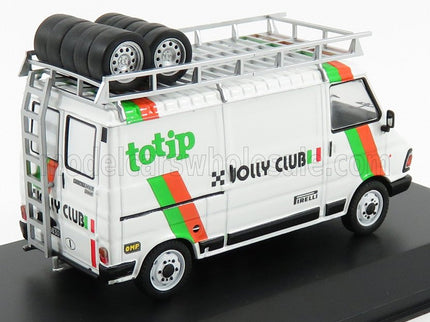 FIAT | 242 VAN FIAT TEAM TOTIP JOLLY CLUB ASSISTANCE RALLY 1985 - LANCIA 037 | WHITE GREEN ORANGE