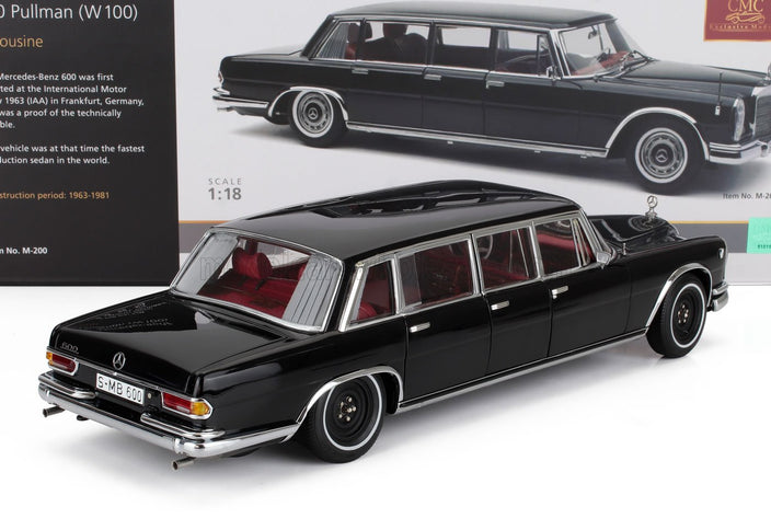 MERCEDES BENZ | S-CLASS 600 PULLMAN W100 1963 | BLACK