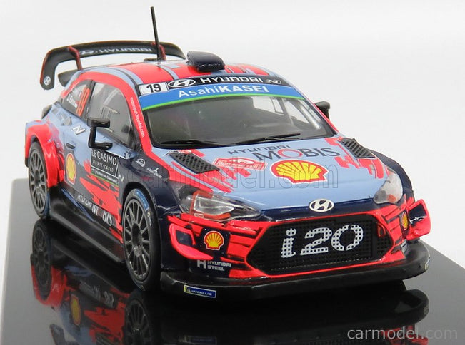Hyundai i20 WRC Coupe N°19 Rally Montecarlo 2019 S.Loeb - D.Elena 1:43 IXO Models 2 Tone modrá červená