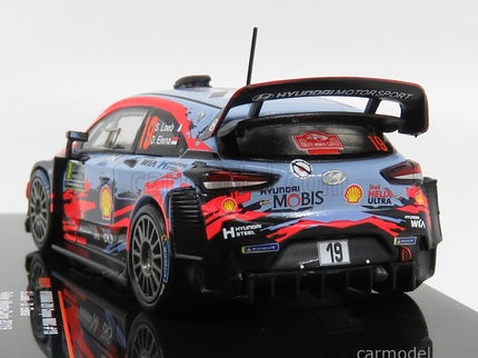 Hyundai i20 WRC Coupe N°19 Rally Montecarlo 2019 S.Loeb - D.Elena 1:43 IXO Models 2 Tone modrá červená