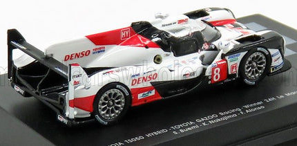 TOYOTA | TS050 HYBRID TEAM TOYOTA GAZOO RACING N 8 WINNER 24h LE MANS 2019 SEBASTIEN BUEMI - KAZUKI NAKAJIMA - FERNANDO ALONSO | WHITE RED BLACK