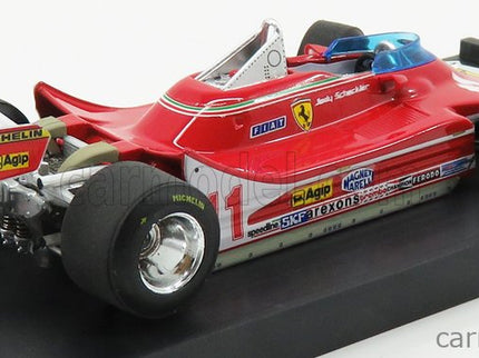 Ferrari F1 312T4 N°11 Majster Sveta Víťaz Monza Italy GP 1979 Jody Scheckter 1:43 Brumm červená