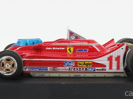 Ferrari F1 312T4 N°11 Majster Sveta Víťaz Monza Italy GP 1979 Jody Scheckter 1:43 Brumm červená