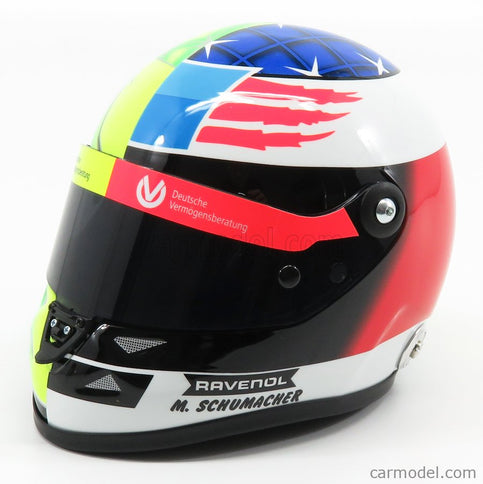 Schuberth Helmet F1 Helma Mild Seven Benetton B194 Ford N°5 Demonstration Run Belgium Spa GP 2017 Mick Schumacher 1:2 Mini Helmet rôzne farby