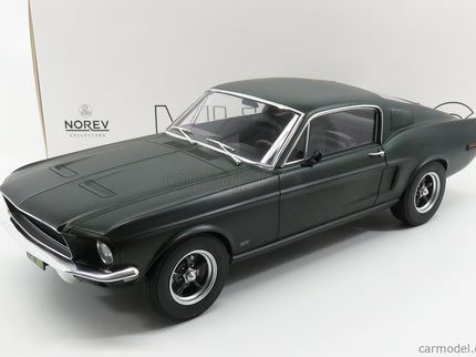 Ford Mustang Fastback Coupe 1968 1:12 Norev saténová zelená metalická