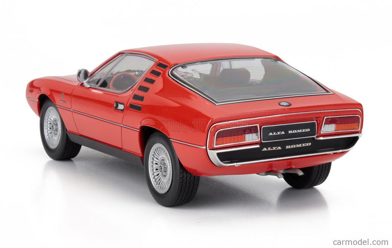 ALFA ROMEO Montreal 1970 - Black Interior 1:18 KK Scale Alfa červená