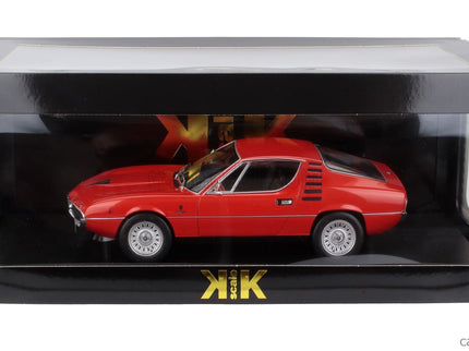 ALFA ROMEO Montreal 1970 - Black Interior 1:18 KK Scale Alfa červená