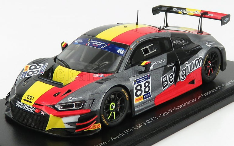 AUDI | R8 LMS TEAM BELGIUM N 88 FIA MOTORSPORT GAMES GT CUP VALLELUNGA 2019 L.MACHIELS - N.VERDONCK | BLACK RED YELLOW