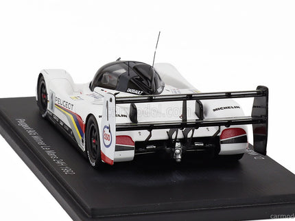 Peugeot 905 EVO1bis SA35 3.5L V10 Team Peugeot Talbot Sport N°1 Víťaz 24h Le Mans 1992 Derek Warwick - Yannik Dalmas - Mark Blundell 1:43 Spark Model biela