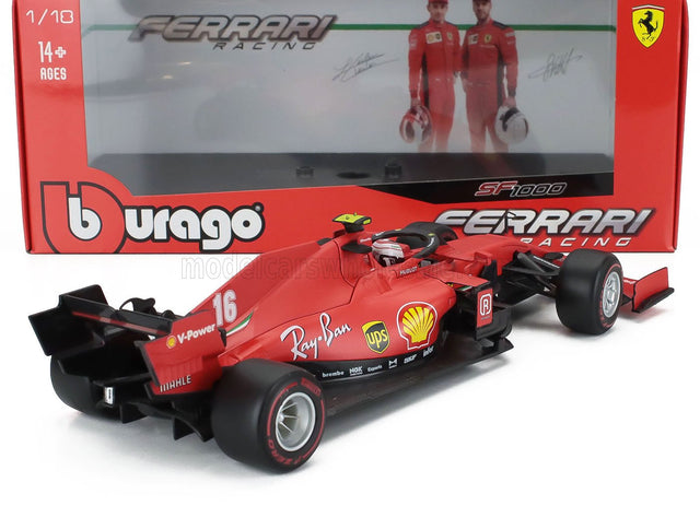 FERRARI | F1  SF1000 TEAM SCUDERIA FERRARI MISSION WINNOW N 16 2nd AUSTRIAN GP 2020 C.LECLERC - WITH SOFT RED WHEELS | MATT RED