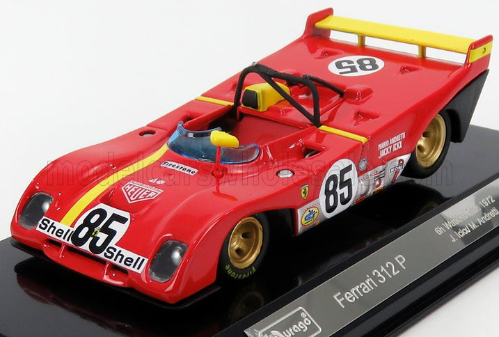 FERRARI | 312PB N 85 WINNER 6h WATKINS GLEN 1972 J.ICKX - M.ANDRETTI | RED YELLOW