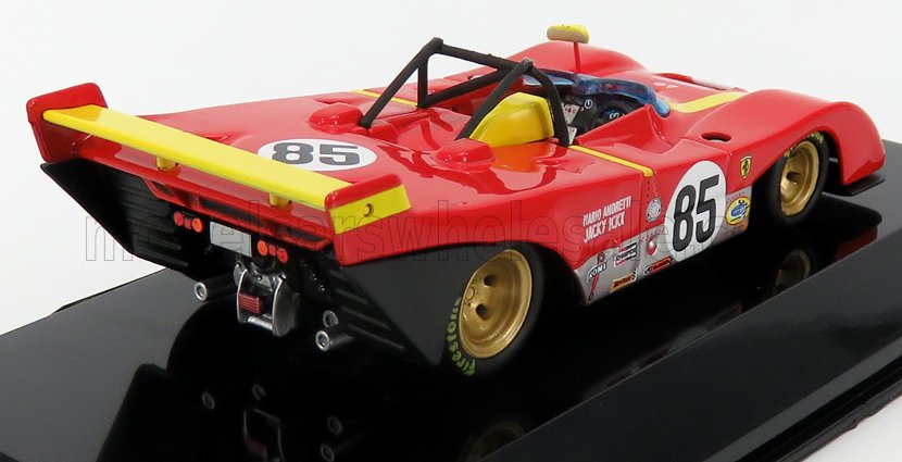 FERRARI | 312PB N 85 WINNER 6h WATKINS GLEN 1972 J.ICKX - M.ANDRETTI | RED YELLOW