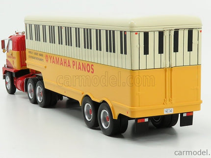 International DCOF-405 Nákladiak 3-ASSI Yamaha Pianos 1959 1:43 IXO Models červená žltá biela
