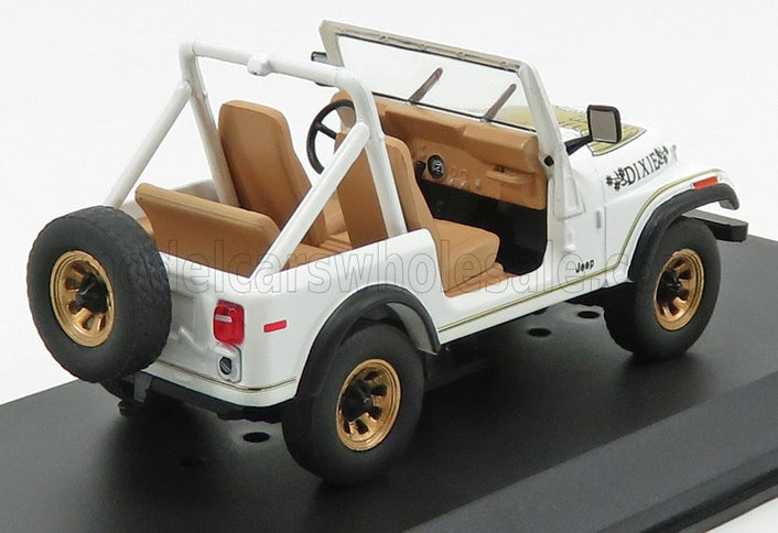 JEEP | CJ-7 DIXIE OPEN 1979 - LOOK-A-LIKE - THE DUKES OF HAZZARD | WHITE