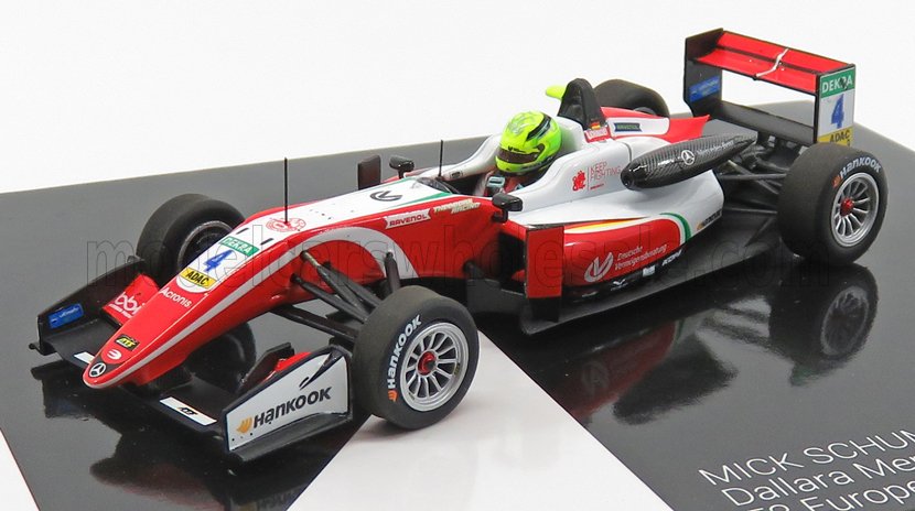 DALLARA | F3  F317 MERCEDES TEAM PREMA THEODORE RACING N 4 SEASON MICK SCHUMACHER 2018 FORMULA3 CHAMPION | RED WHITE
