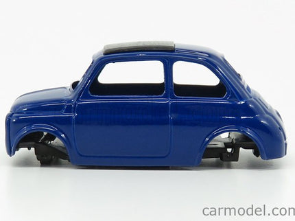 Fiat Model-Kit 500F Tetto Chiuso 1965 1:43 Brumm modrá